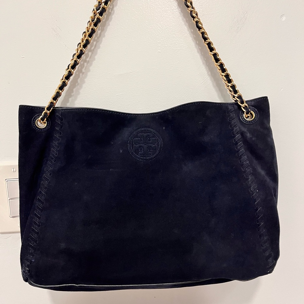 Tory Burch suede bag